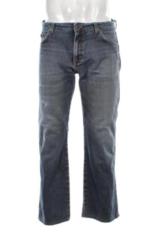 Blugi de bărbați Wrangler, Mărime L, Culoare Albastru, Preț 172,11 Lei