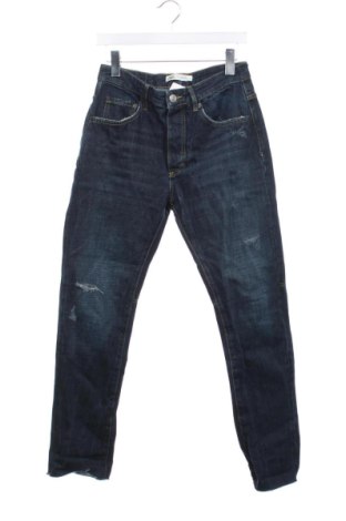 Męskie jeansy Zara, Rozmiar S, Kolor Niebieski, Cena 64,30 zł