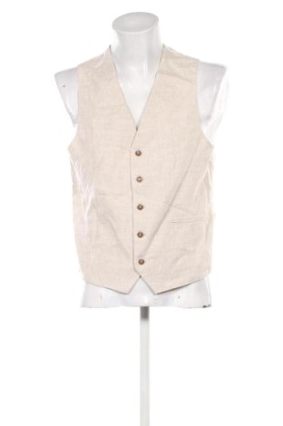 Herrenweste Unbranded, Größe M, Farbe Ecru, Preis 19,99 €