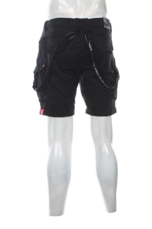 Мъжки къс панталон Alpha Industries, Размер L, Цвят Черен, Цена 48,06 €