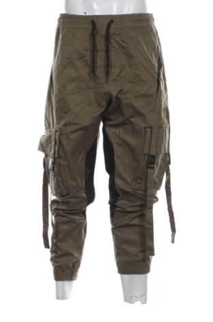 Męskie spodnie Bershka, Rozmiar L, Kolor Zielony, Cena 104,99 zł