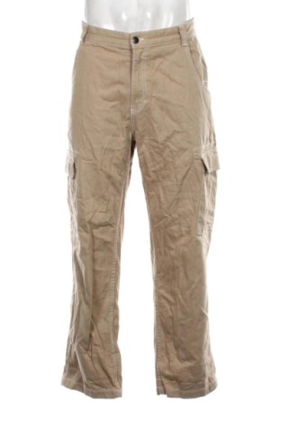 Pantaloni de bărbați Bershka, Mărime L, Culoare Bej, Preț 123,99 Lei