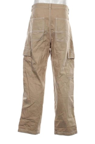 Pantaloni de bărbați Bershka, Mărime L, Culoare Bej, Preț 123,99 Lei