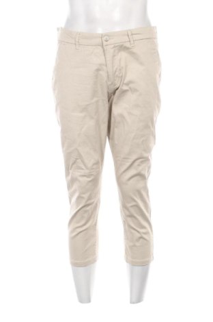 Męskie spodnie Terranova, Rozmiar L, Kolor Beżowy, Cena 34,99 zł