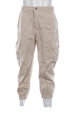 Pantaloni de bărbați Zara, Mărime M, Culoare Ecru, Preț 85,99 Lei