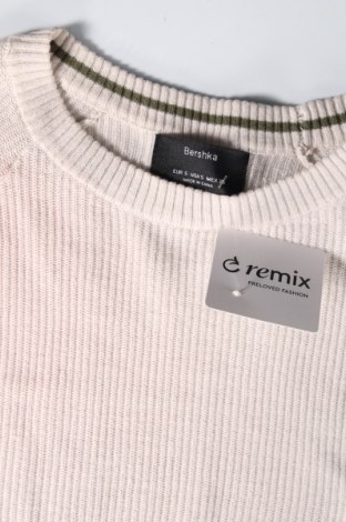 Мъжки пуловер Bershka, Размер S, Цвят Екрю, Цена 17,84 €