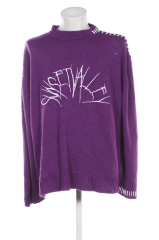 Мъжки пуловер Boohoo, Размер M, Цвят Лилав, Цена 18,40 €