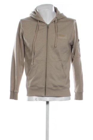 Herren Sweatshirt Alpha Industries, Größe S, Farbe Beige, Preis 82,99 €