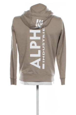 Herren Sweatshirt Alpha Industries, Größe S, Farbe Beige, Preis 82,99 €