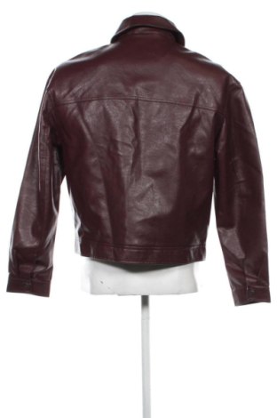 Férfi bőrdzseki Bershka, Méret XL, Szín Piros, Ár 20 259 Ft