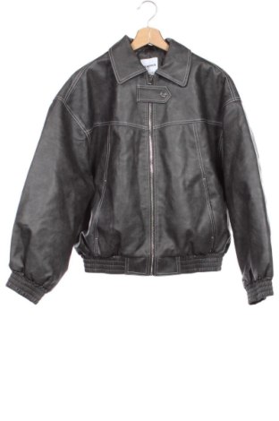 Férfi bőrdzseki Bershka, Méret XS, Szín Szürke, Ár 20 259 Ft