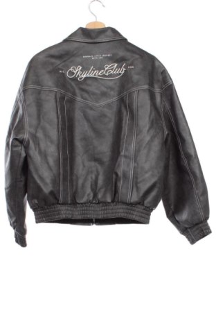 Férfi bőrdzseki Bershka, Méret XS, Szín Szürke, Ár 20 259 Ft