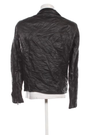 Мъжко кожено яке C&A, Размер M, Цвят Черен, Цена 56,24 €