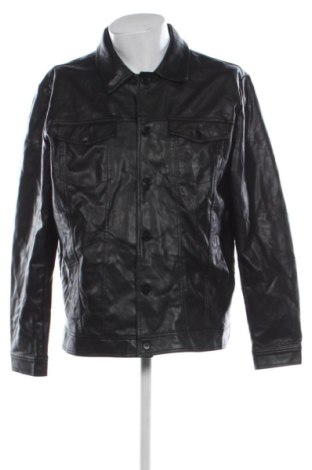 Herren Lederjacke Defacto, Größe XXL, Farbe Schwarz, Preis 32,99 €
