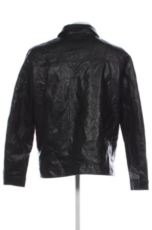 Herren Lederjacke Defacto, Größe XXL, Farbe Schwarz, Preis 32,99 €
