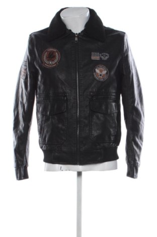 Męska skórzana kurtka Enos, Rozmiar L, Kolor Czarny, Cena 216,88 zł