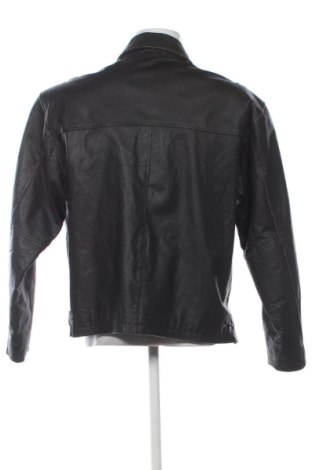 Мъжко кожено яке Jack & Jones, Размер L, Цвят Черен, Цена 79,00 €