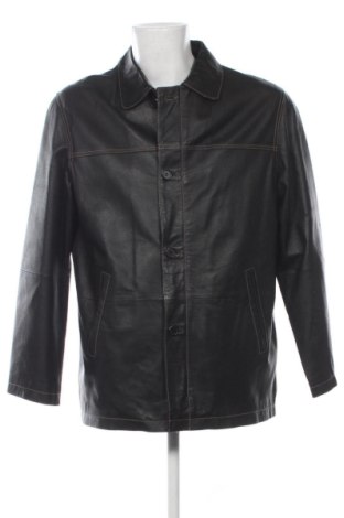 Męska skórzana kurtka Mainpol, Rozmiar L, Kolor Czarny, Cena 272,47 zł