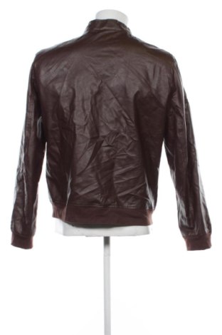Męska skórzana kurtka Manfinity, Rozmiar L, Kolor Brązowy, Cena 121,99 zł