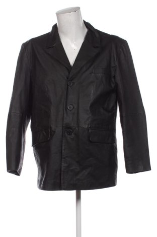 Geacă de piele pentru bărbati Unbranded, Mărime L, Culoare Negru, Preț 274,99 Lei