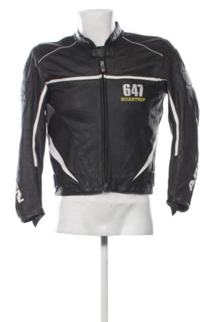 Geacă de piele pentru bărbati Unbranded, Mărime M, Culoare Negru, Preț 339,99 Lei