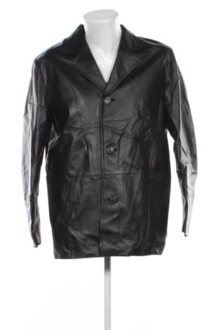 Мъжко кожено яке Unbranded, Размер L, Цвят Черен, Цена 40,39 €