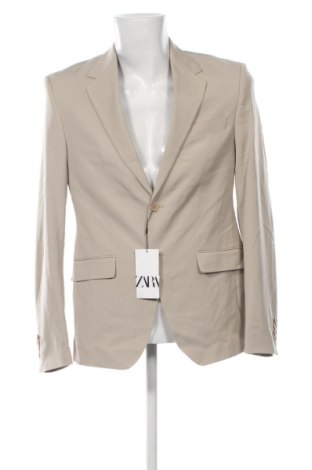 Męska marynarka Zara, Rozmiar L, Kolor Beżowy, Cena 403,43 zł