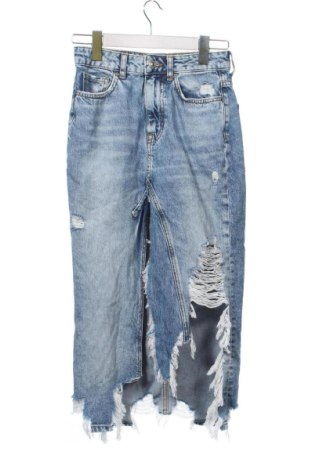 Φούστα Bershka, Μέγεθος XS, Χρώμα Μπλέ, Τιμή 15,00 €