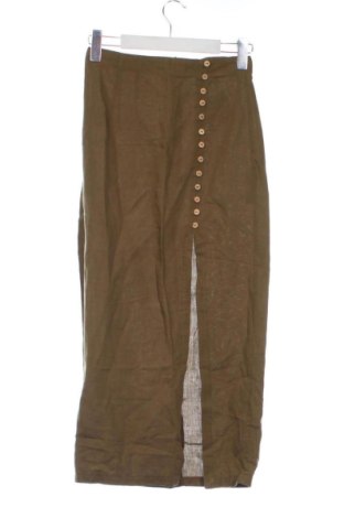 Sukňa Zara, Veľkosť XXS, Farba Zelená, Cena  18,80 €