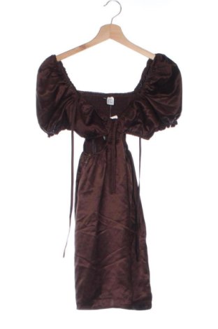 Šaty  H&M Divided, Veľkosť XXS, Farba Hnedá, Cena  7,00 €