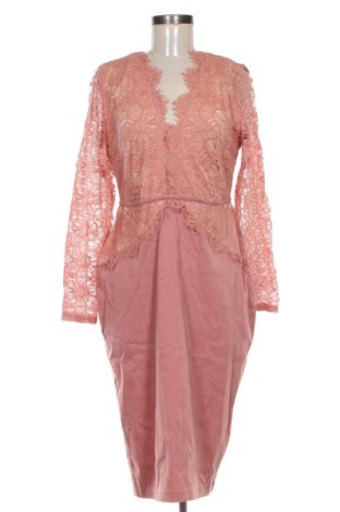 Sukienka Rare London, Rozmiar L, Kolor Różowy, Cena 385,81 zł