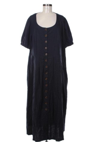 Kleid Ulla Popken, Größe 4XL, Farbe Blau, Preis 31,99 €