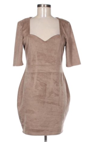 Sukienka Unbranded, Rozmiar L, Kolor Beżowy, Cena 107,17 zł