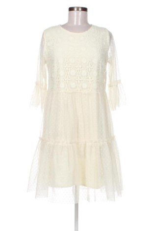 Sukienka Unbranded, Rozmiar L, Kolor ecru, Cena 104,99 zł