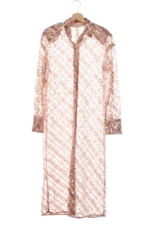 Sukienka Zara, Rozmiar XS, Kolor Złocisty, Cena 91,99 zł