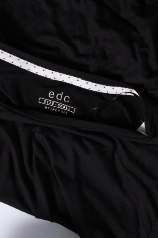 Γυναικεία μπλούζα Edc By Esprit, Μέγεθος S, Χρώμα Μαύρο, Τιμή 1,99 €