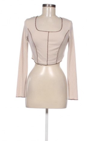 Γυναικεία μπλούζα SHEIN, Μέγεθος S, Χρώμα  Μπέζ, Τιμή 4,99 €