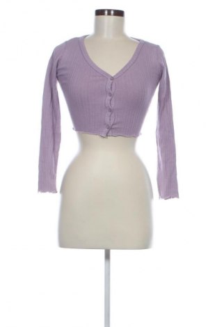 Γυναικεία ζακέτα Pull&Bear, Μέγεθος S, Χρώμα Βιολετί, Τιμή 1,99 €