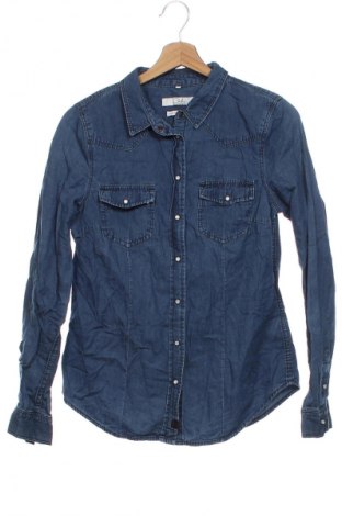 Γυναικείο πουκάμισο Clockhouse, Μέγεθος XS, Χρώμα Μπλέ, Τιμή 1,99 €