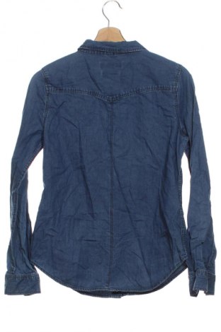 Γυναικείο πουκάμισο Clockhouse, Μέγεθος XS, Χρώμα Μπλέ, Τιμή 1,99 €