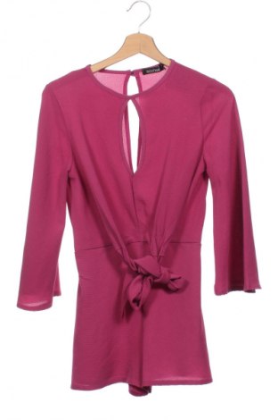 Damski krótki kombinezon Boohoo, Rozmiar XS, Kolor Fioletowy, Cena 28,99 zł
