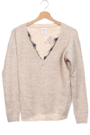 Damski sweter Sinsay, Rozmiar XS, Kolor Beżowy, Cena 30,99 zł