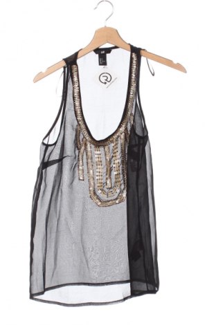 Damski top H&M, Rozmiar XS, Kolor Czarny, Cena 22,47 zł