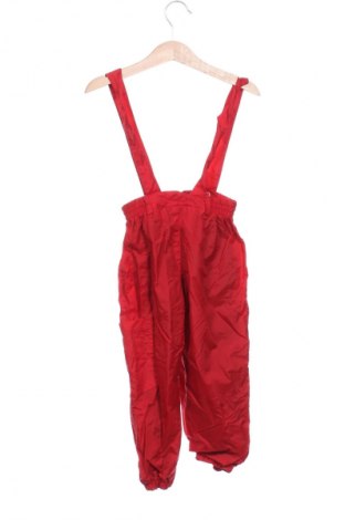 Детски панталон за зимни спортове Unbranded, Размер 3-4y/ 104-110 см, Цвят Червен, Цена 9,20 €
