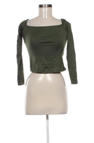 Dámska blúza Bershka, Veľkosť M, Farba Zelená, Cena  11,95 €