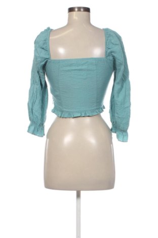 Dámska blúza Bershka, Veľkosť M, Farba Zelená, Cena  11,95 €
