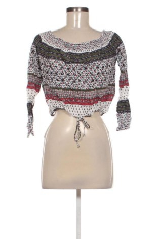 Γυναικεία μπλούζα Bershka, Μέγεθος L, Χρώμα Πολύχρωμο, Τιμή 10,00 €