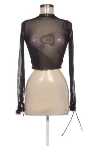 Γυναικεία μπλούζα Bershka, Μέγεθος XS, Χρώμα Μαύρο, Τιμή 10,00 €