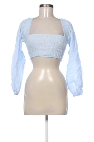 Bluză de femei Bershka, Mărime XS, Culoare Albastru, Preț 60,99 Lei