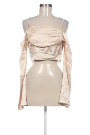 Γυναικεία μπλούζα Boohoo, Μέγεθος M, Χρώμα  Μπέζ, Τιμή 11,99 €